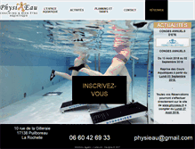 Tablet Screenshot of physieau.fr